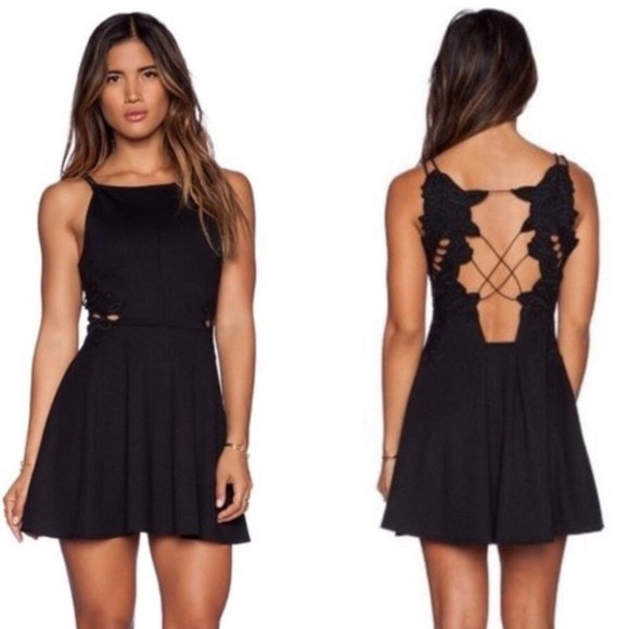 Free People Dresses & Skirts - Free People Cha Cha Ponte Like a Dream Dress black
